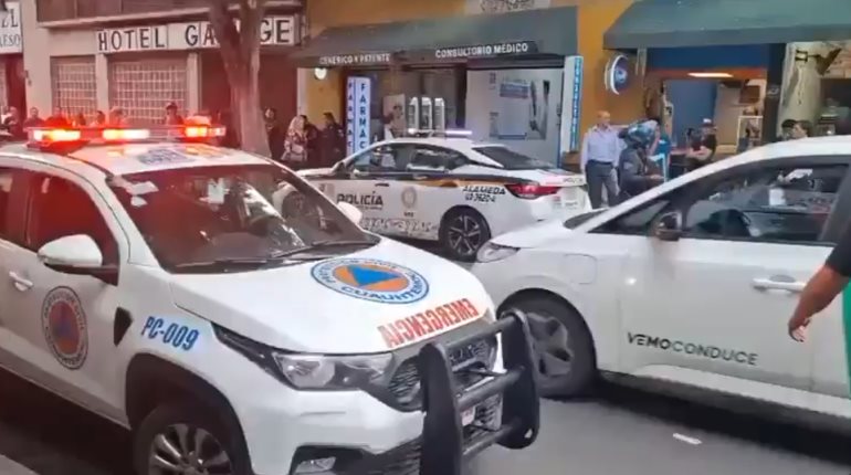 Extranjera resulta herida de bala tras ser asaltada a las afueras de hotel en la CDMX