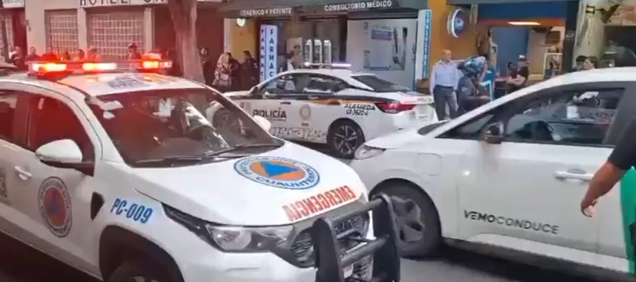 Extranjera resulta herida de bala tras ser asaltada a las afueras de hotel en la CDMX