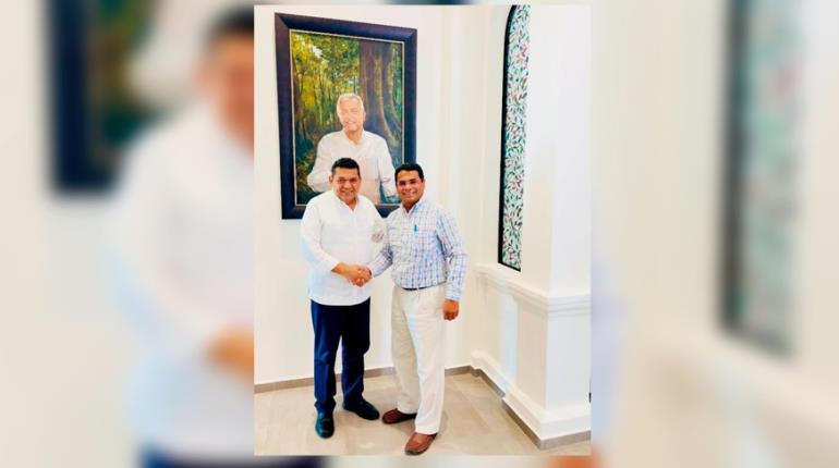 Se reúne gobernador con Selván, dirigente de Morena Tabasco