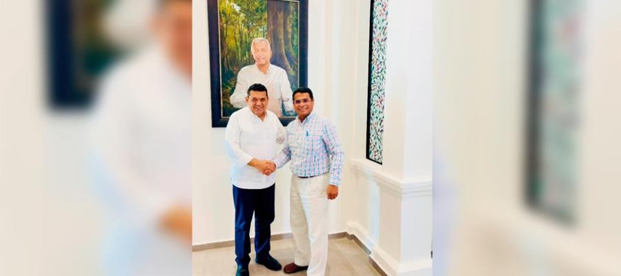 Se reúne gobernador con Selván, dirigente de Morena Tabasco Se reúne gobernador con Selván, dirigente de Morena Tabasco