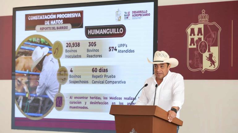 Tabasco sin casos de tuberculosis en ganado: Desarrollo Agrícola