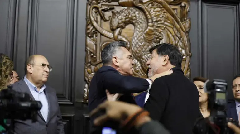´Alito´ golpea a Noroña en última sesión de la Permanente