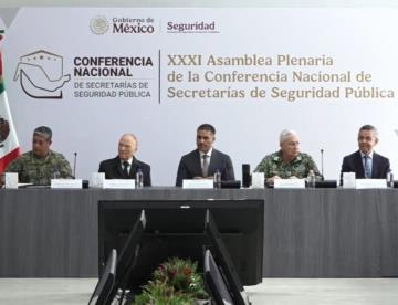 Colaboración entre autoridades es clave para recuperar la paz en el país: SSPC México