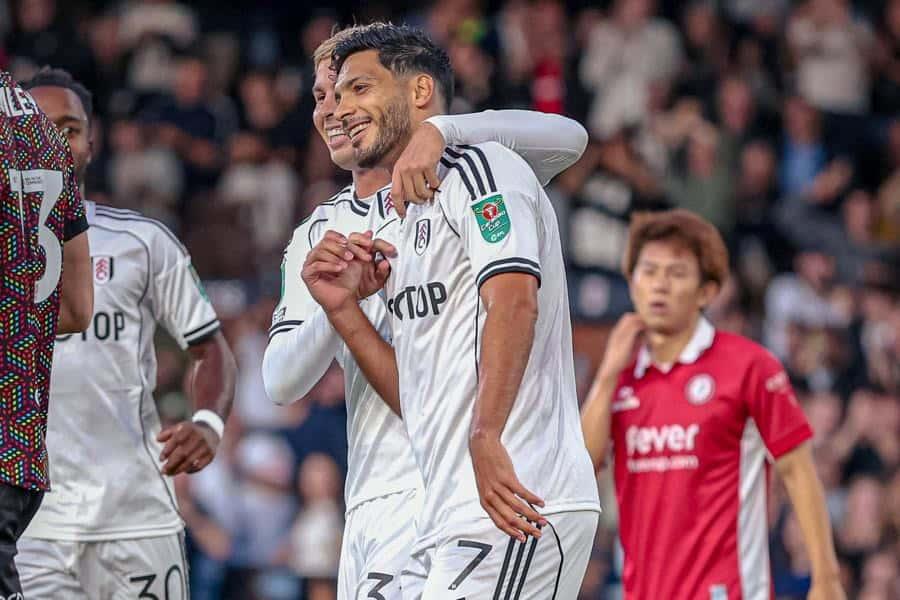 Raúl Jiménez marca su primer gol de la temporada en victoria del Fulham en la Carabao Cup Raúl Jiménez marca su primer gol de la temporada en victoria del Fulham en la Carabao Cup