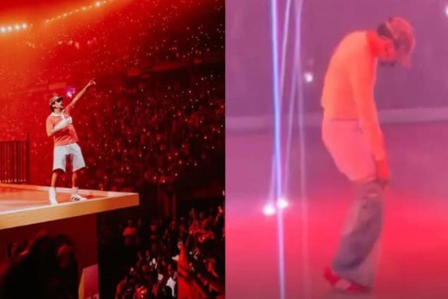 Se le cae el short a Bad Bunny en pleno concierto Se le cae el short a Bad Bunny en pleno concierto