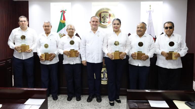 Pleno del TSJ de Tabasco lleva a cabo última sesión con la integración actual