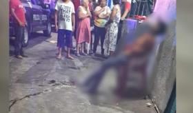 Balean a hombre sentado afuera de una taquería en la colonia Mayito