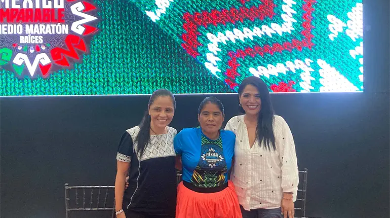 "Creo que no fue, yo no sentí eso": Lorena Ramírez sobre presunta discriminación en presentación de México Imparable