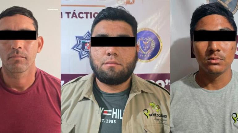 Detienen a 3 trabajadores de gasera por no comprobar procedencia de producto en Tabasco