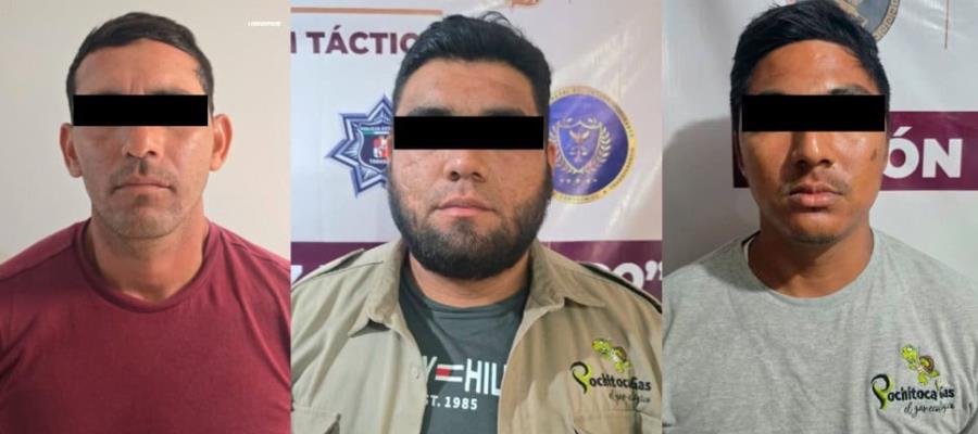 Detienen a 3 trabajadores de gasera por no comprobar procedencia de producto en Tabasco Detienen a 3 trabajadores de gasera por no comprobar procedencia de producto en Tabasco