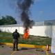 FGR incinera drogas y destruye radios de comunicaciones, chalecos y cascos tácticos en Tabasco