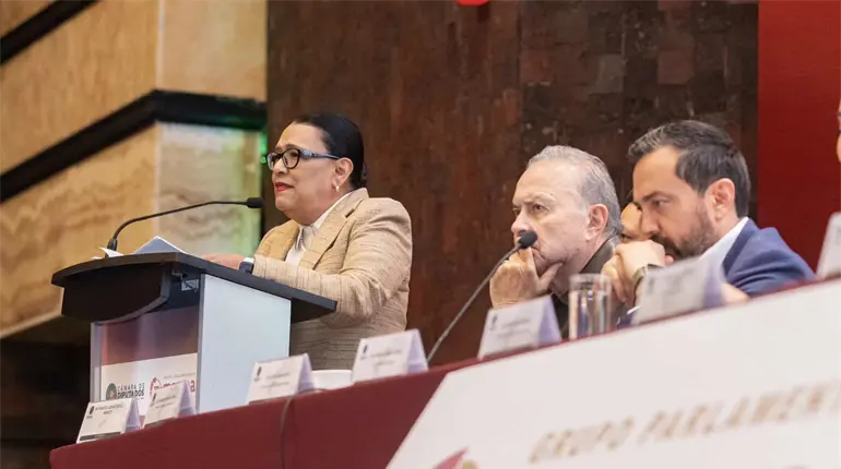 "La austeridad no es un slogan, es una filosofía que se opone al despilfarro": Rosa Icela a morenistas