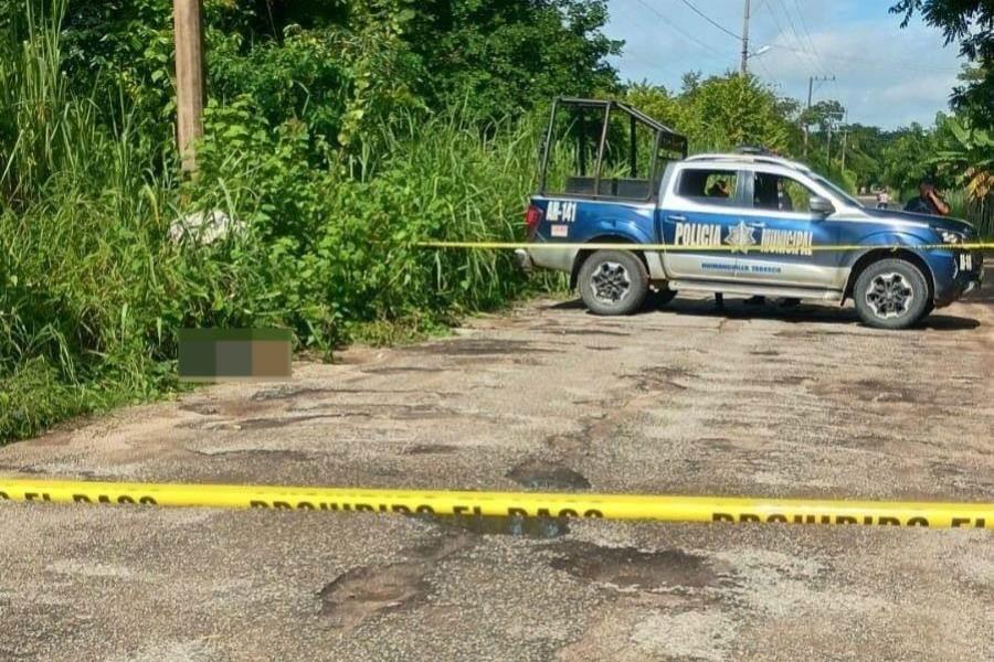 Lo ejecutan y abandonan su cuerpo en Huimanguillo Lo ejecutan y abandonan su cuerpo en Huimanguillo