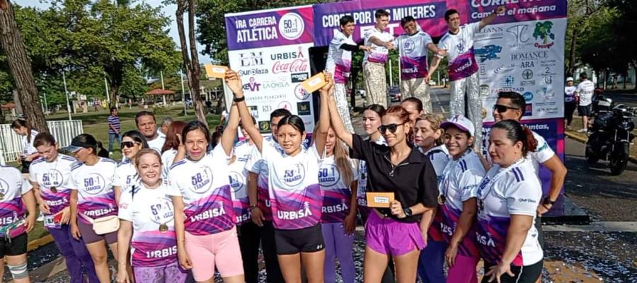 Celebra 50+1 Tabasco primera carrera atlética ´Corre por las Mujeres´ con casi 300 participantes Celebra 50+1 Tabasco primera carrera atlética ´Corre por las Mujeres´ con casi 300 participantes