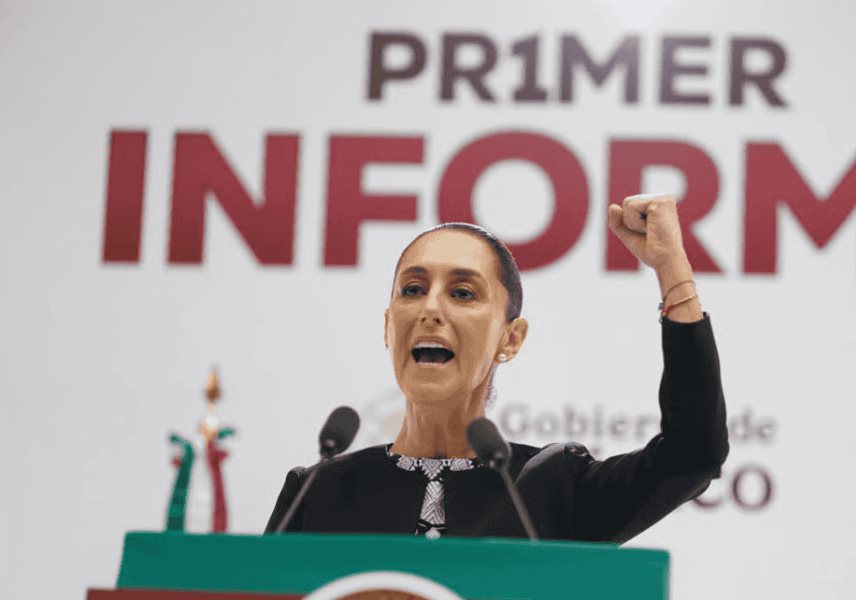 "Vamos bien y vamos a ir mejor": Sheinbaum en Primer Informe de Gobierno