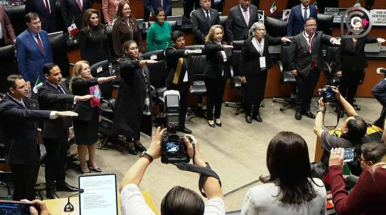 Asumen el cargo nuevos ministros de la SCJN con ausencia de las bancadas de oposición