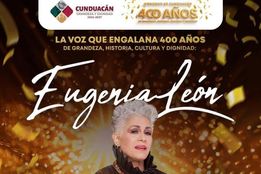 Eugenia León celebrará los 400 años de Cunduacán