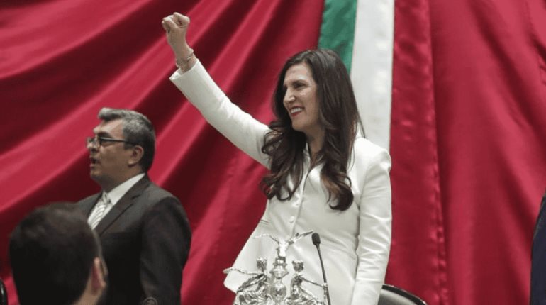 Kenia López Rabadán asume la presidencia de la Cámara de Diputados