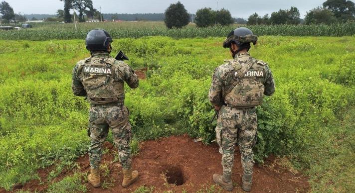 Un total de 185 tomas clandestinas de "huachicol" ha inhabilitado Semar en Puebla este 2025