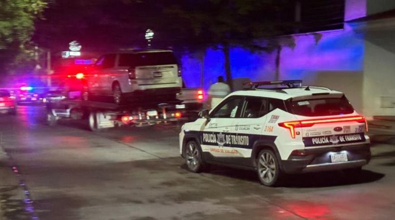 Lanzan ponchallantas contra camioneta del secretario de Seguridad de Culiacán durante operativo