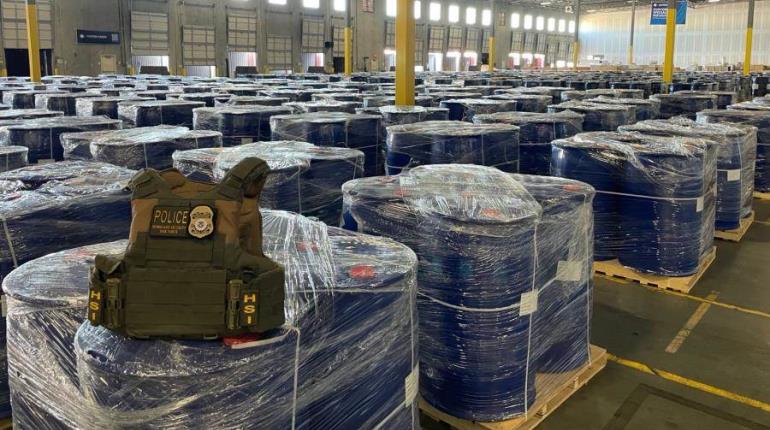 EE. UU. decomisa 316 mil kilos de precursores químicos destinados al Cártel de Sinaloa