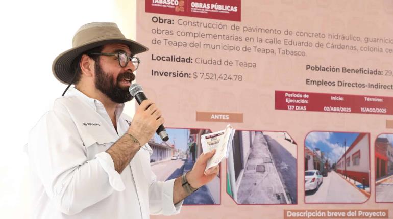 Obra ´reclamada´ por alcalde de Zapata está programada y se concluirá en diciembre: Sotop