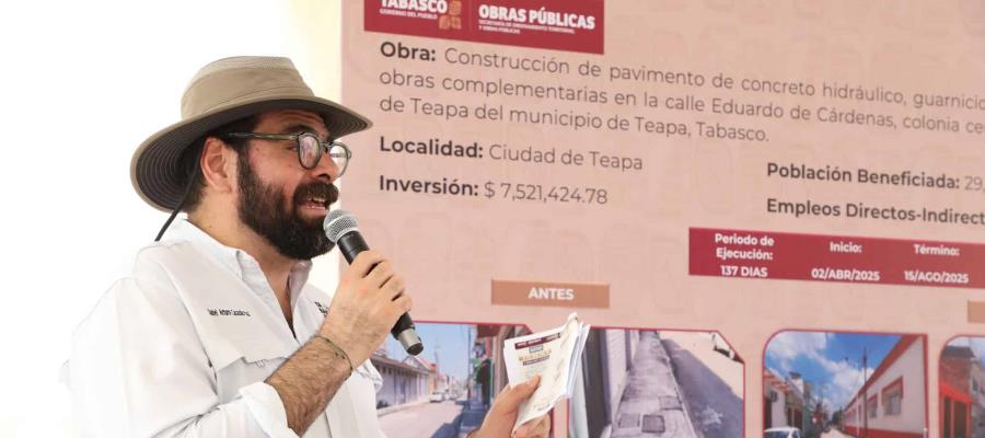 Obra ´reclamada´ por alcalde de Zapata está programada y se concluirá en diciembre: Sotop Obra ´reclamada´ por alcalde de Zapata está programada y se concluirá en diciembre: Sotop