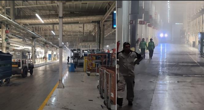Explosión causa daños materiales en planta de Volkswagen Puebla Explosión causa daños materiales en planta de Volkswagen Puebla