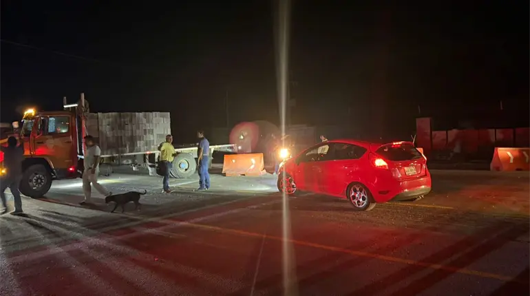 Bloquean por 4 horas la Macuspana-Villahermosa