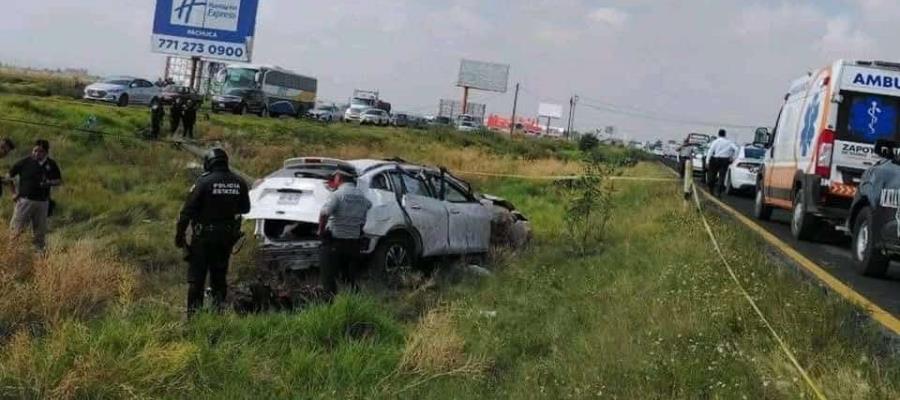 Fallece escolta de Alicia Bárcena en accidente en la México-Pachuca
