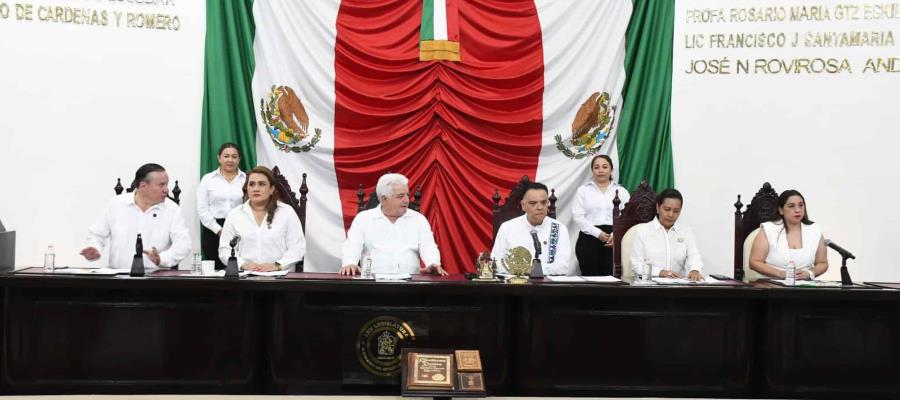 Inicia Congreso de Tabasco segundo año legislativo