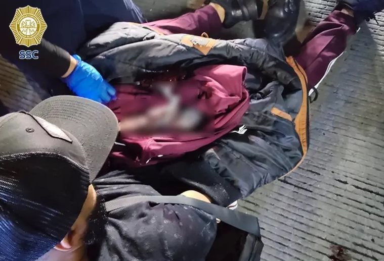 Rescatan a recién nacida abandonada en la CDMX Rescatan a recién nacida abandonada en la CDMX