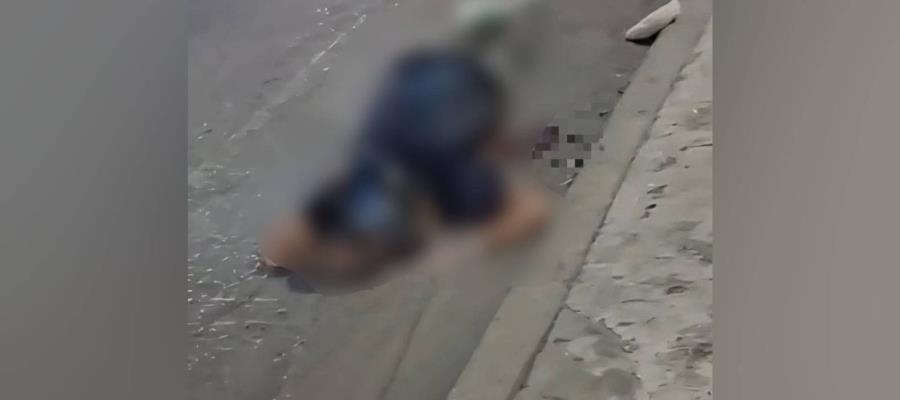 Ejecutan a balazos a motociclista en Atasta la noche de ayer vienes Ejecutan a balazos a motociclista en Atasta la noche de ayer vienes