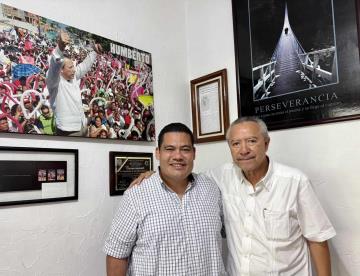 Dirigente del PRI Tabasco se reúne con Bertruy