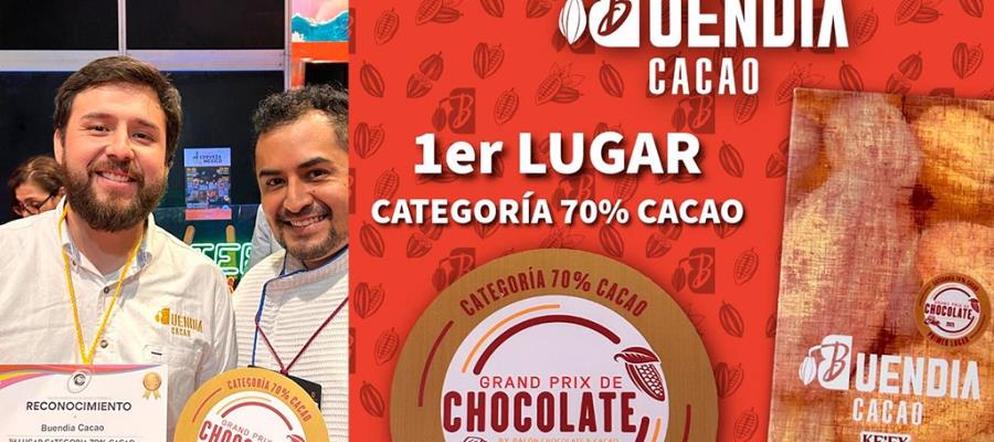 Chocolatera Buendía Cacao de Tabasco gana primer lugar en Grand Prix 2025 Chocolatera Buendía Cacao de Tabasco gana primer lugar en Grand Prix 2025