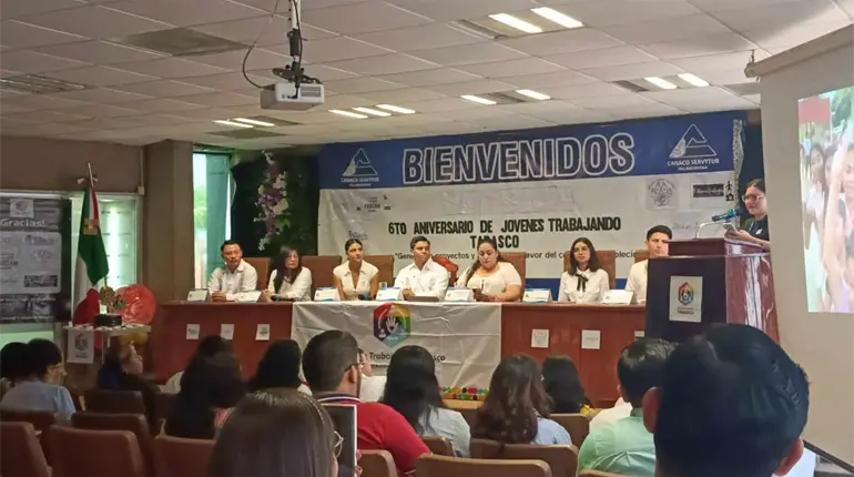 Celebran 6to aniversario de la asociación Jóvenes Trabajando Tabasco