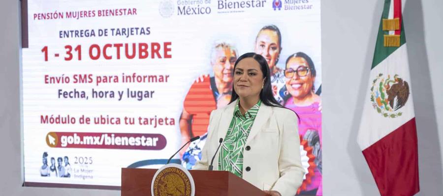 Ya se superaron los 16.3 millones de beneficiarios de Pensiones del Bienestar: Ariadna Montiel Ya se superaron los 16.3 millones de beneficiarios de Pensiones del Bienestar: Ariadna Montiel