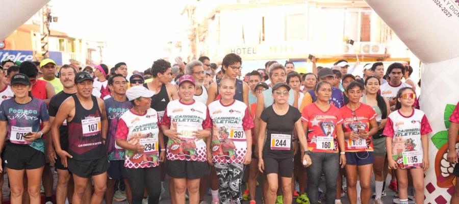 Celebran los 400 años de Cunduacán con carrera Celebran los 400 años de Cunduacán con carrera
