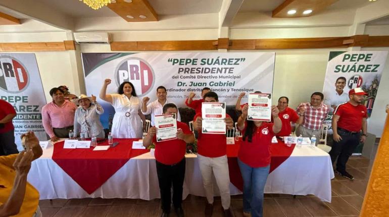 PRI Tabasco nombra a Víctor José Jiménez dirigente municipal en Balancán
