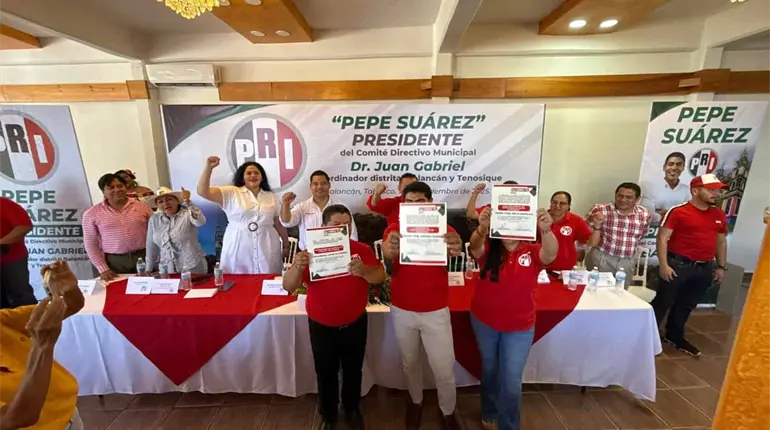 PRI Tabasco nombra a Víctor José Jiménez dirigente municipal en Balancán