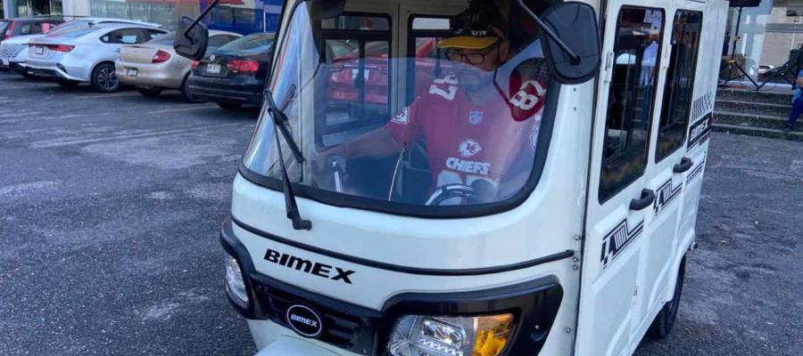 Bimex presenta motocarros híbridos a Semovi; busca ingresar a Tabasco
