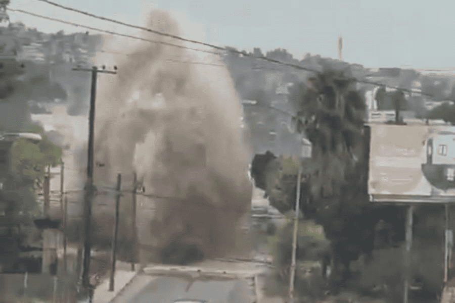 Tubería en Tijuana, explota y deja a más de 600 colonias sin agua