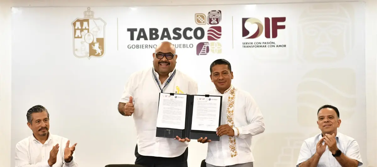 DIF Tabasco y FGE firman Convenio de Colaboración para fortalecer protección a niños y adolescentes