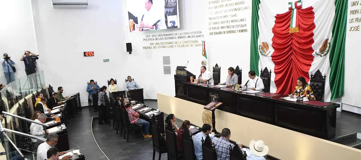 Morena, PRI, PT, PVEM y MC presentan agendas legislativas en Congreso de Tabasco