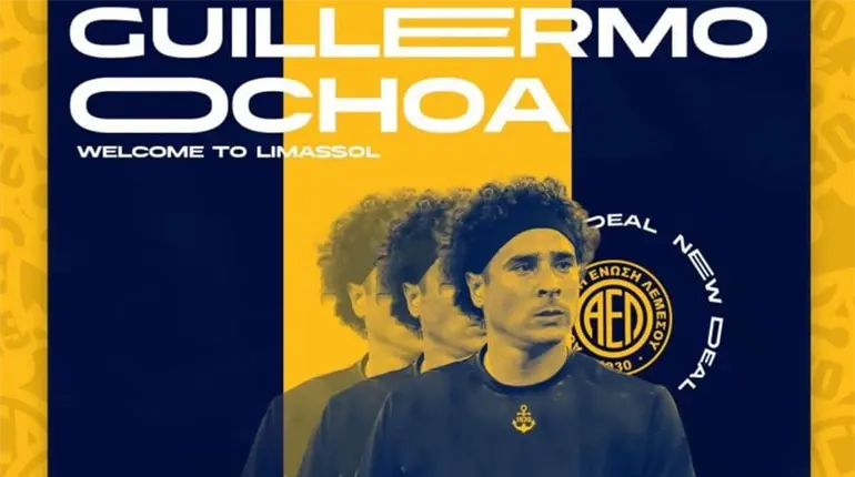 A sus 40 años, Guillermo Ochoa seguirá en Europa con el AEL Limassol de Chipre