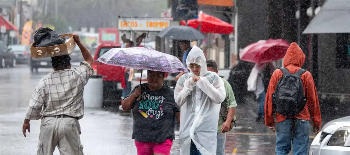 Lluvias muy fuertes con puntuales intensas se pronostican para este viernes en Tabasco