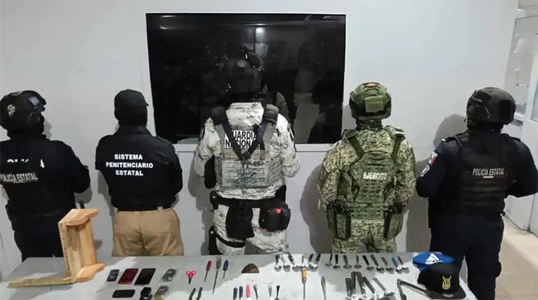 Decomisan objetos prohibidos durante operativo ´Cárcel Segura´ en el Creset