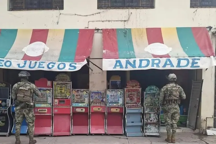 Aseguran máquinas tragamonedas de establecimientos en Nayarit; eran puntos de reclutamiento