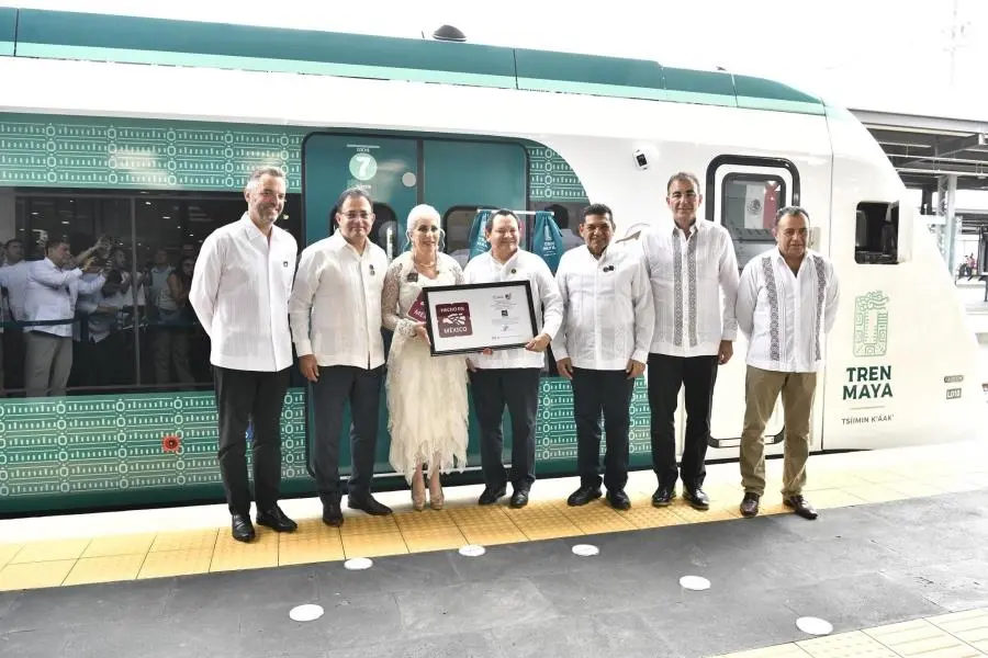Celebra Tabasco entrega del distintivo Hecho en México al Tren Maya