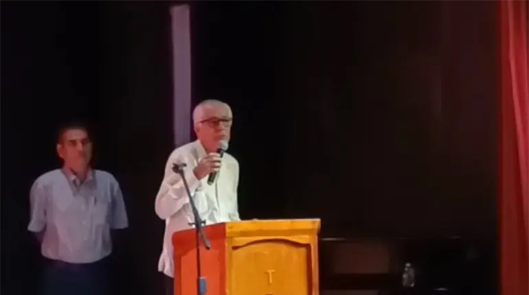 "Hay que invertirle más a la cultura", pide Laureano Naranjo a Sheinbaum y May